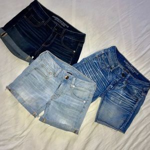 American Eagle - Lot of denim shorts/jeans